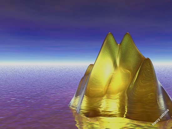 Yellow ice